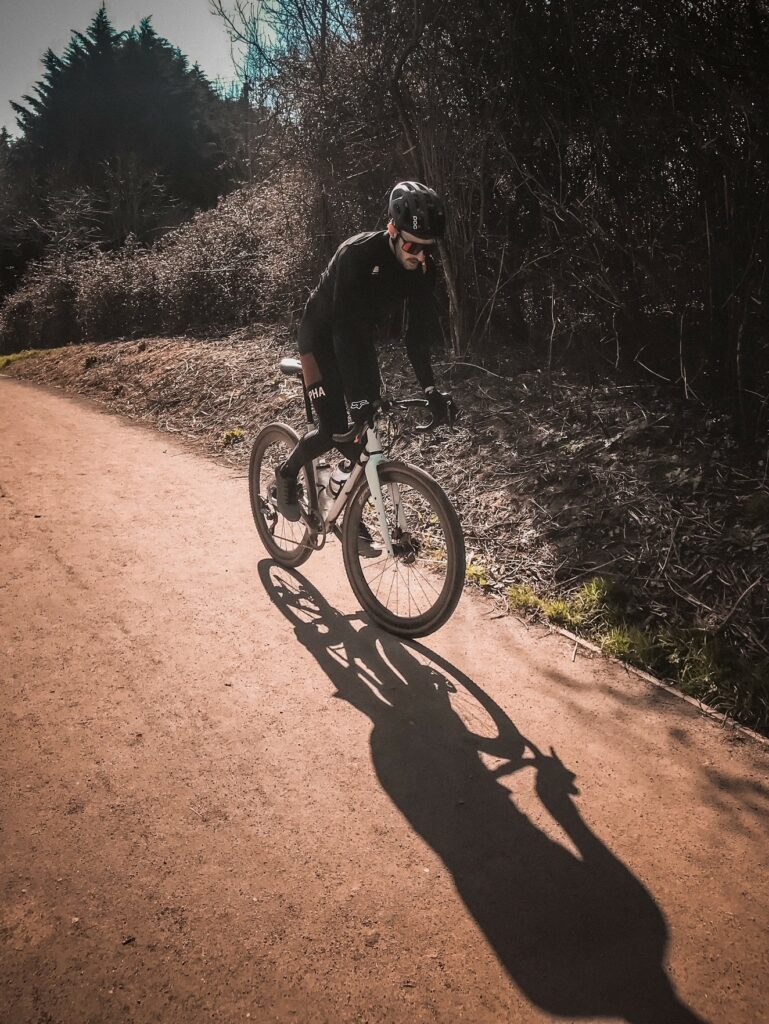 Specialized S-Works Recon Lace Gravel Shoe on a ride. 