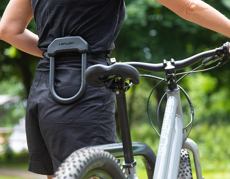 A d-lock is one of the most secure bike locks due to being harder to cut with bolt cutters