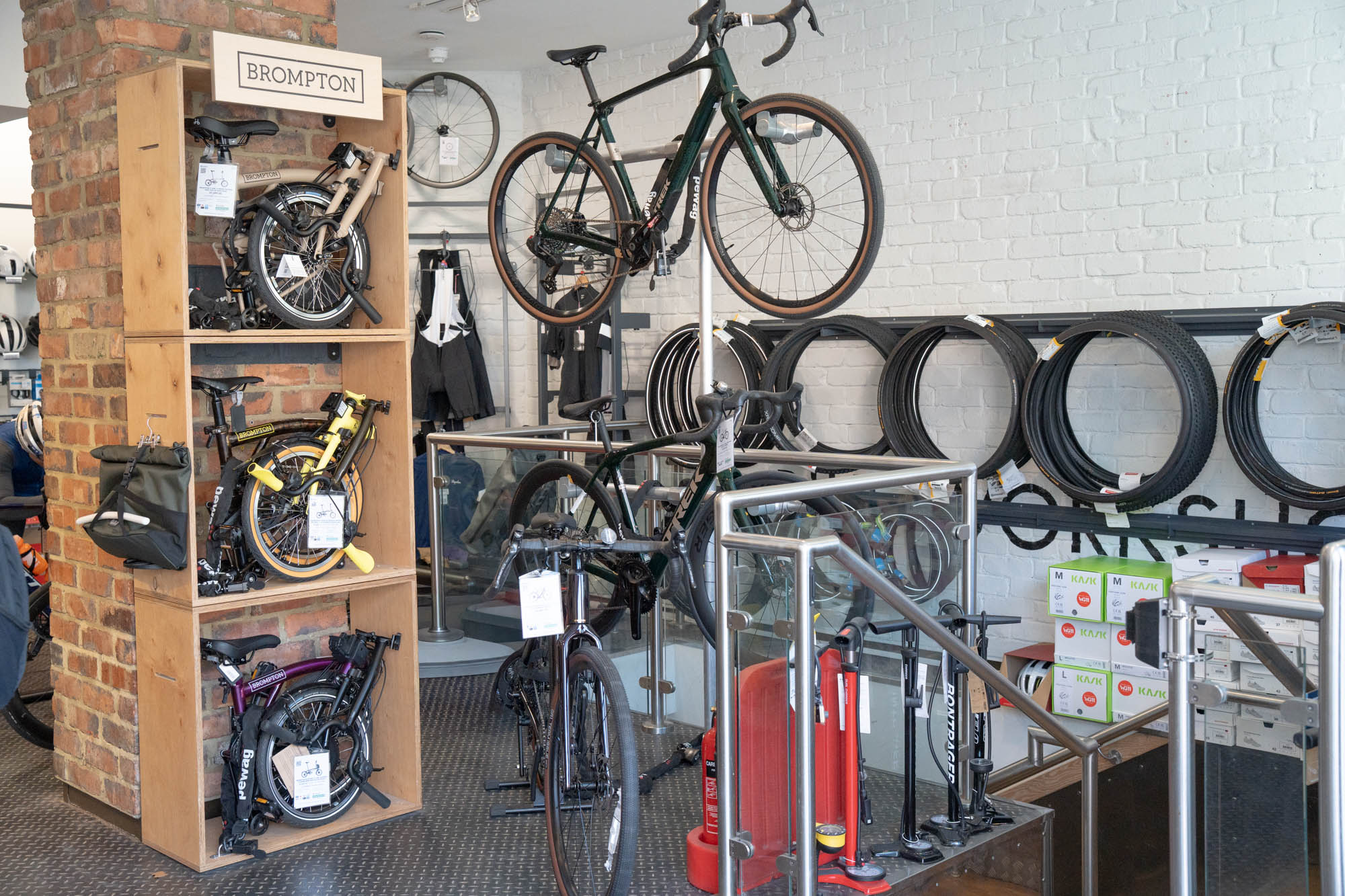 Bikes on display at Balfe's Bikes Waterloo