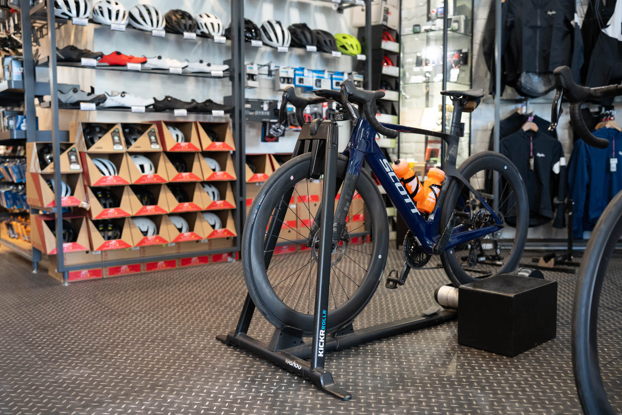 Inside the store at Balfe's Bikes Waterloo
