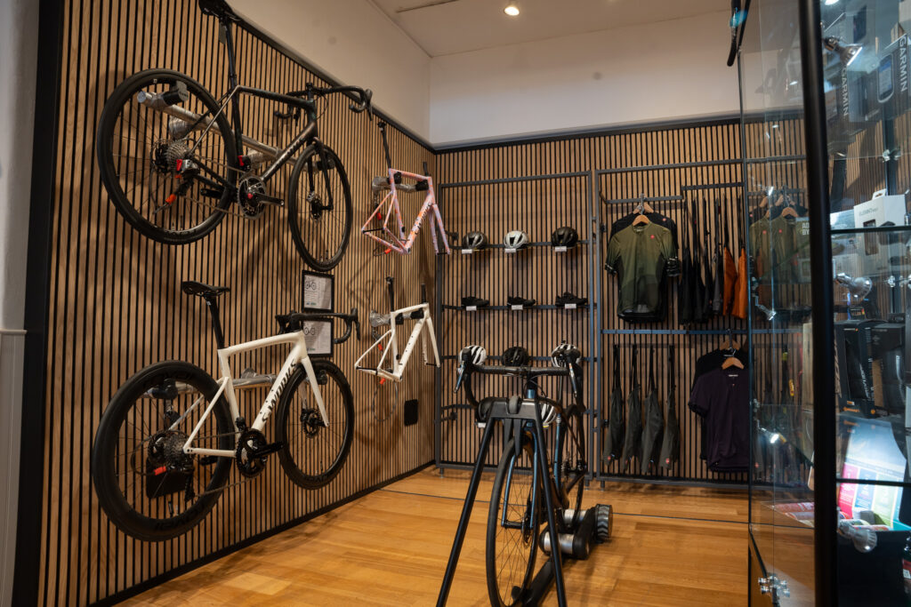 Bikes on display at Balfe's Bikes Fulham