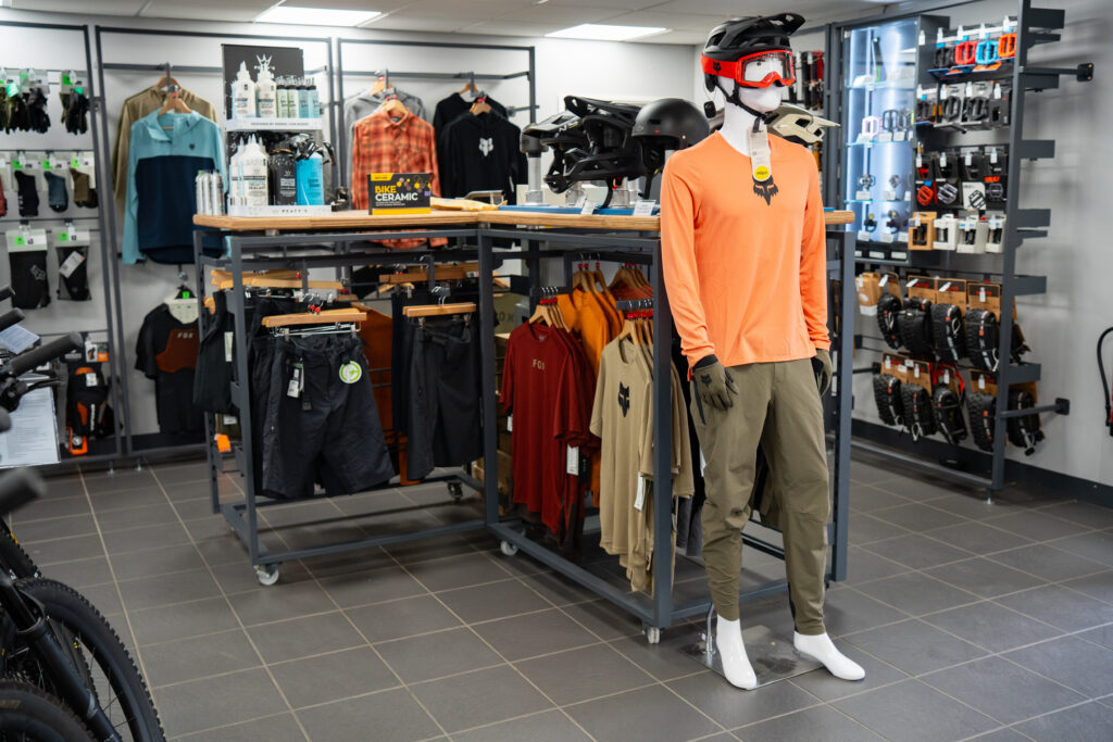 Bikes on display at Balfe's Bikes Gatwick